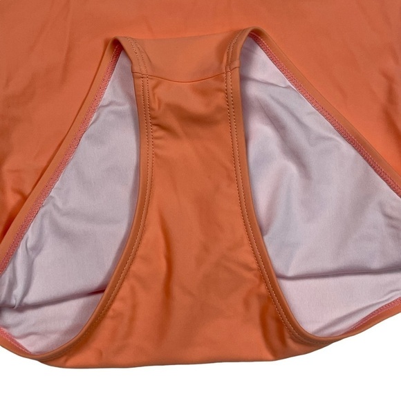 CUPSHE ONE SHOULDER AB31075M SALMON HIGH CUT ONE PIECE BATHING SWIMSUIT - Picture 9 of 16